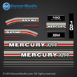 1988 MERCURY 150 hp XR4 oil injected decal set mercury god kit graphics black max 150HP