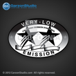 Mercury very-low emission california emission standards decal sticker
