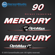 2006 2007 2008 2009 2010 2011 2012 Mercury 90 hp 90hp 90elpto optimac direct Injection DFI decal set decals sticker stickers